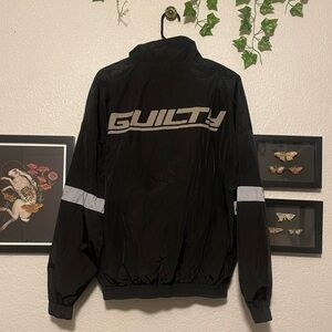 Guilty Black Reflective Track Jacket